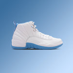 Air Jordan 12 Retro 'Melo' - White/University Blue/Metallic Silver