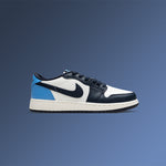 Air Jordan 1 Low OG 'Obsidian' (GS) - Obsidian/University Blue/Sail