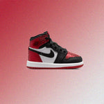 Air Jordan 1 Retro High OG 'Ruby' (TD) - Varsity Red/Black/White
