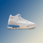 Air Jordan 3 Retro 'Lucky Shorts' (GS) - Summit White/Hydrogen Blue/Legend Blue