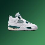 Air Jordan 4 Retro (GS) 'Oxidized Green' - White/Oxidized Green/White