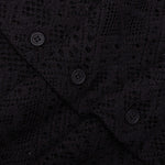 All Over Crochet Shirt - Jet Black