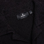 All Over Crochet Shirt - Jet Black
