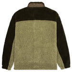 Fleece Zip Top - Military Green/Kaki