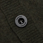 Logo Cardigan Knit - Olivine