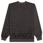 Mix Quilted Sweatshirt - Black