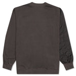 Mix Quilted Sweatshirt - Black