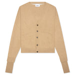 Oversized Logo Cardigan - Natural