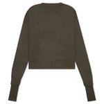 Oversized Logo Knit - Olivine