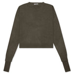Oversized Logo Knit - Olivine