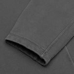 Raw Edge Hoodie - Black/Black