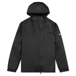Rubber Coated Hoodie - Black