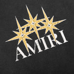 Amiri Starburst Oversized Tee - Black