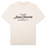 Amiri Theatre Flocked Tee - Alabaster