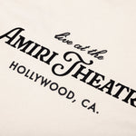 Amiri Theatre Flocked Tee - Alabaster