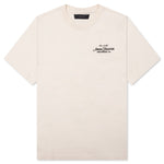 Amiri Theatre Flocked Tee - Alabaster