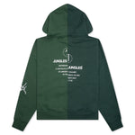 Appointment Only Zip Up Split Hoodie - Green