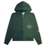 Appointment Only Zip Up Split Hoodie - Green