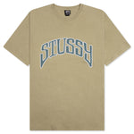 Arched Pigmented Dyed Tee - Elm