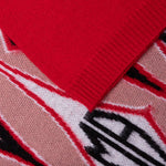 Argyle Jacquard S/S Polo - Red