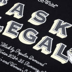 Arr Ask Legal Skate Hoodie - Black/White