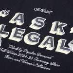 Arr Ask Legal Skate S/S Tee - Black/White