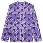 Awake Big Paisley L/S Tee - Sapphire