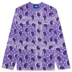 Awake Big Paisley L/S Tee - Sapphire