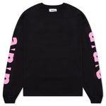 Awake Block Out Logo L/S Tee - Black
