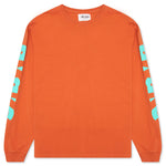 Awake Block Out Logo L/S Tee - Orange