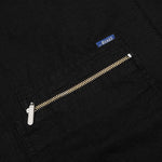 Awake Cargo Collared Military Jacket - Black