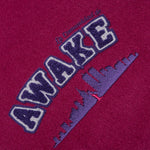 Awake Chenille Patches Varsity Jacket - Lilac Combo