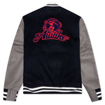 Awake Chenille Patches Varsity Jacket - Navy Combo