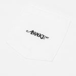 Awake Classic Logo Pocket L/S Tee - White