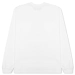 Awake Classic Logo Pocket L/S Tee - White