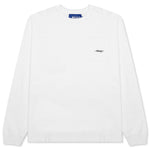 Awake Classic Logo Pocket L/S Tee - White