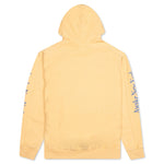 Awake Classic Outline Logo Paneled Embroidered Hoodie - Mustard