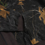 Awake Classic Outline Logo Paneled Embroidered Hoodie - Real Tree