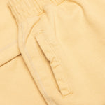 Awake Classic Outline Logo Paneled Embroidered Sweatpants - Mustard