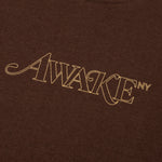 Awake Classic Outline Logo S/S Tee - Brown