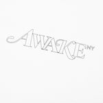 Awake Classic Outline Logo S/S Tee - White