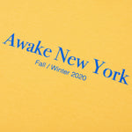 Awake Classic Outline Logo S/S Tee - Mustard
