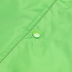 Awake Faux Fur Leopard Lined Coaches Jacket - Green