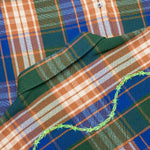 Awake Heavyweight Barbed Wire Back Flannel - Green