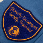 Corazon Varsity Jacket - Blue/Cream