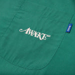 Dice Printed Rayon Camp Shirt - Jade