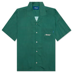 Dice Printed Rayon Camp Shirt - Jade