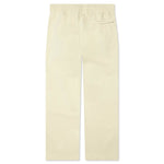 Embroidered Logo Open End Sweat Pant - Ivory