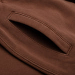 Embroidered Logo Open End Sweat Pant - Mauve