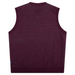 Floral Sweater Vest - Magenta